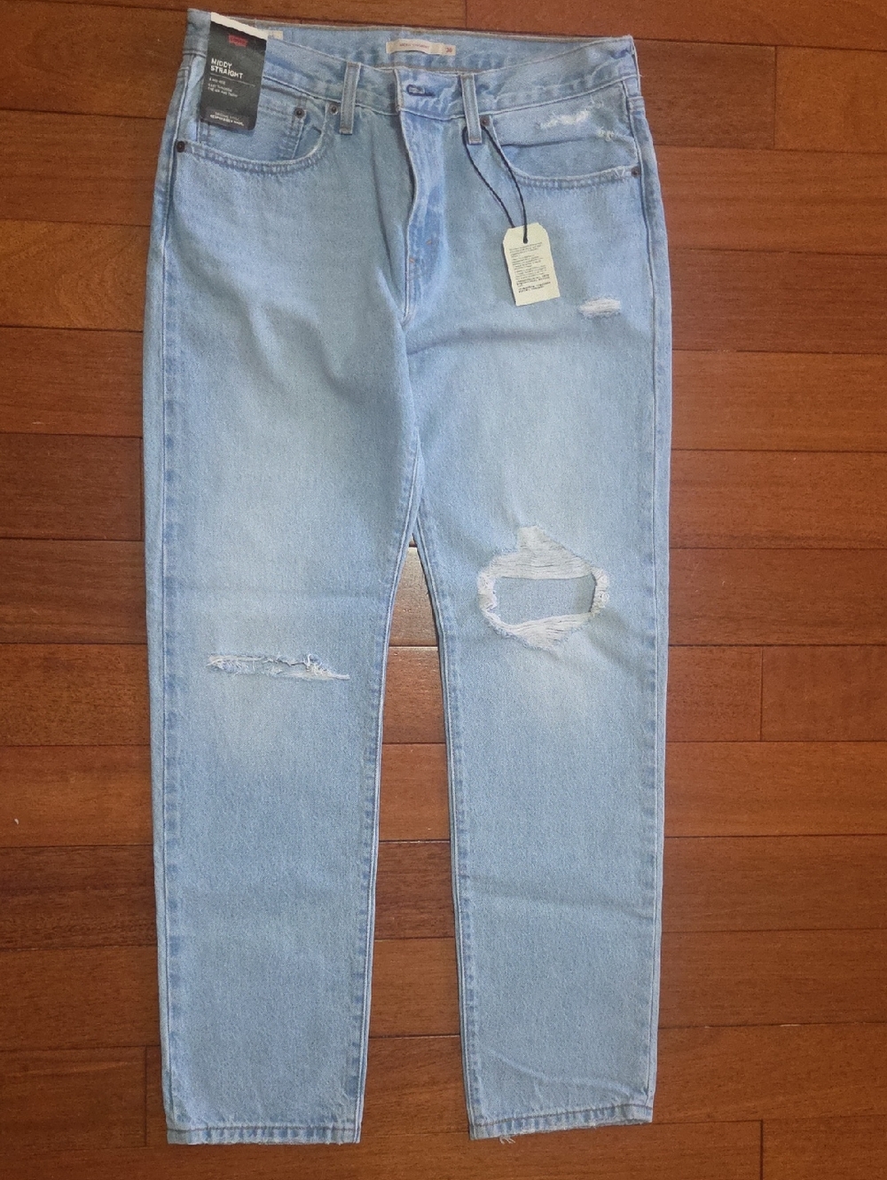 Levi's Middy Straight Light Wash Jeans, SIZE 30×31